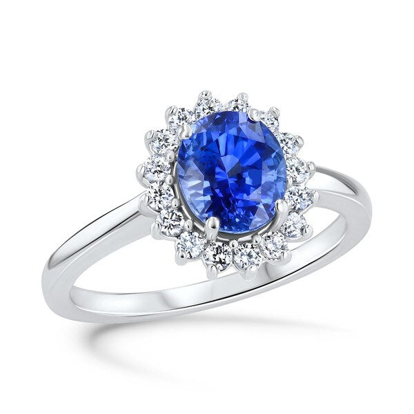Royal Sapphire diamond ring