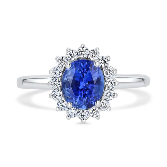 Royal Sapphire diamond ring