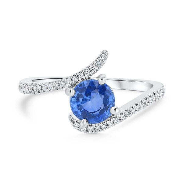 High Tide Sapphire Diamond ring