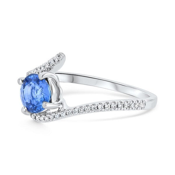 High Tide Sapphire Diamond ring