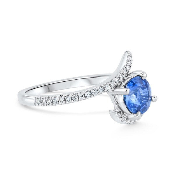 High Tide Sapphire Diamond ring