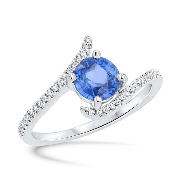 High Tide Sapphire Diamond ring