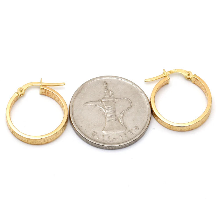 Greek Key Hoop earrings
